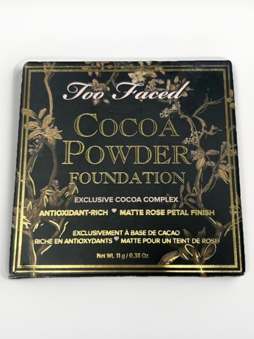 TOO FACED Cocoa‎ Powder Foundation In LIGHT MEDIUM discontinued Makeup
